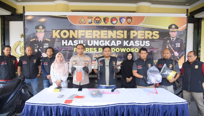 Polres Bondowoso Ungkap Kasus Pencurian Sepeda Motor , Satu Pelaku Ditangkap dan Satu Masuk DPO