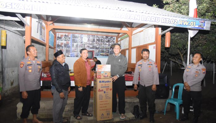 Kapolres Aryo Apresiasi Kesiapan Satkamling Desa Cindogo