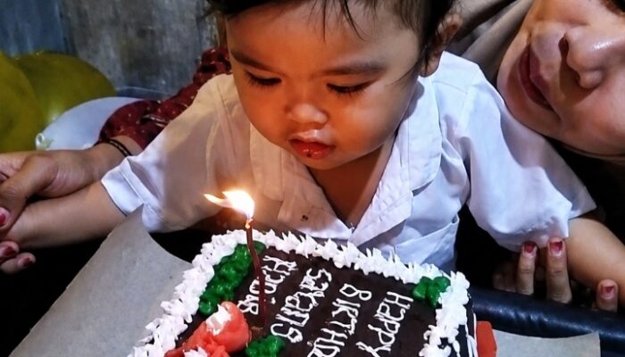 Rayakan Ulang Tahun ke-2 Tahun, Muhammad Afnan Habibullah Dibanjiri Doa dari Keluarga & Tetangga
