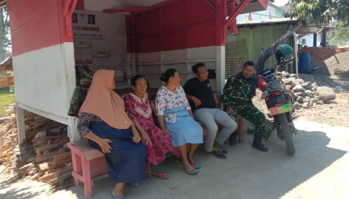 Warga Gading Sari Tak Lagi Sungkan Sampaikan Keluhan, Babinsa Siap Jadi Pendengar