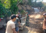 JALAN 150 METER DI BANYU WULU MULAI BERUBAH! BABINSA TURUN TANGAN, TNI HADIR DI TENGAH WARGA