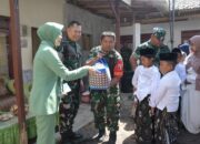 Dari Desa Mengok, Kepedulian TNI untuk Anak Yatim Warnai HUT ke-81
