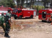 Situasi Terkendali, TNI dan Tim Gabungan Intensif Tangani Kebakaran TPA Taman Krocok